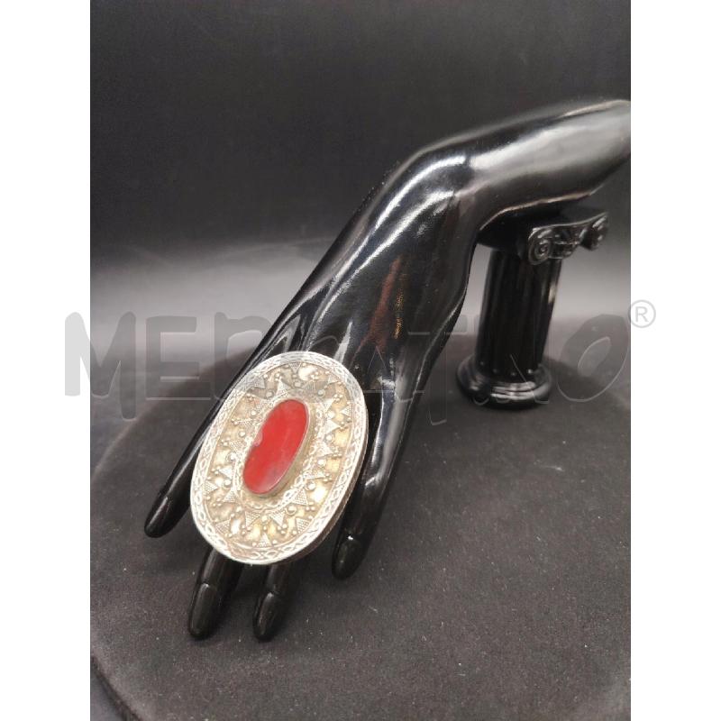 ANELLO FUSION OVALE PIETRA RSS | Mercatino dell'Usato Roma eur 1
