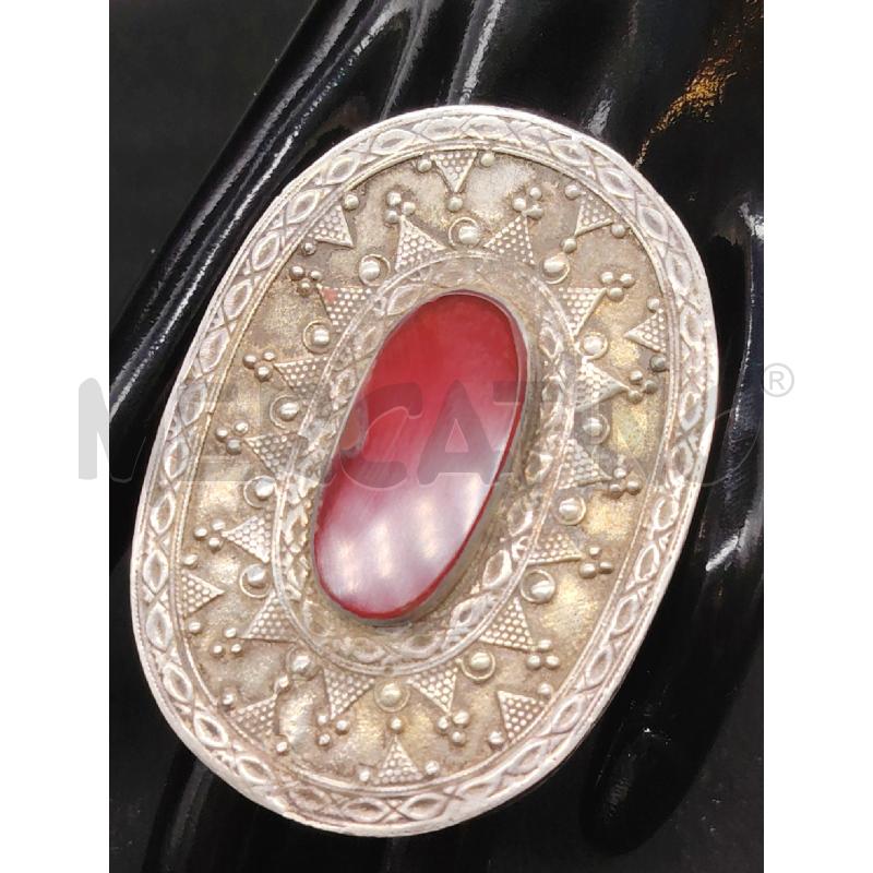 ANELLO FUSION OVALE PIETRA RSS | Mercatino dell'Usato Roma eur 2