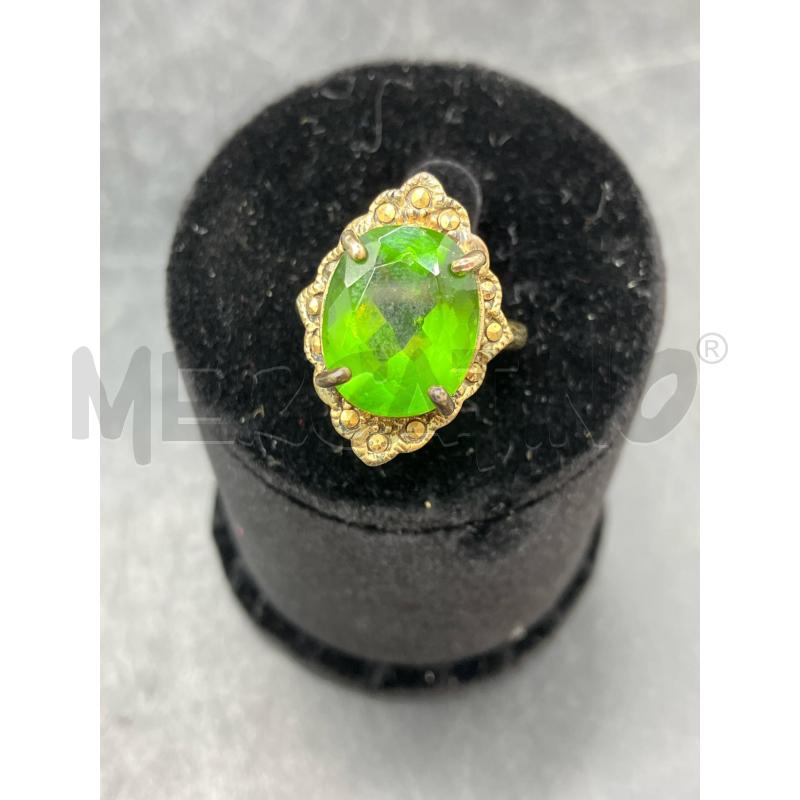ANELLO FUSION OVALE PIETRA VE | Mercatino dell'Usato Roma eur 1