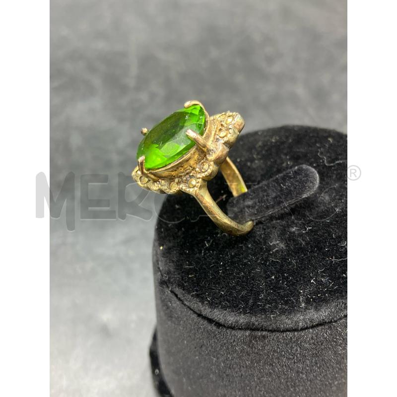 ANELLO FUSION OVALE PIETRA VE | Mercatino dell'Usato Roma eur 2