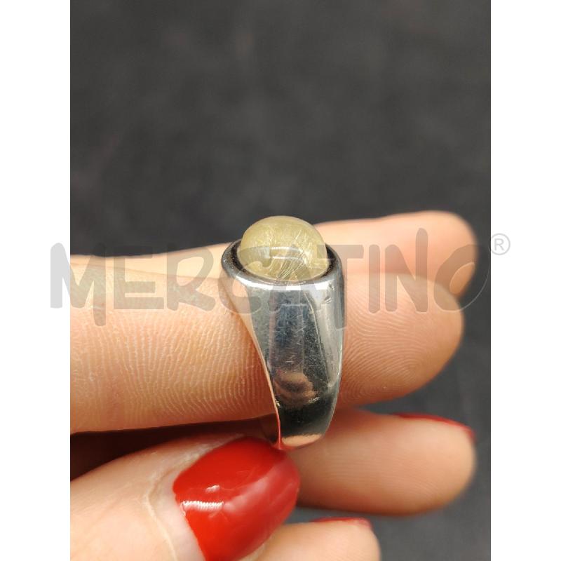 ANELLO FUSION PIETRA BIA TRASP  | Mercatino dell'Usato Roma eur 3