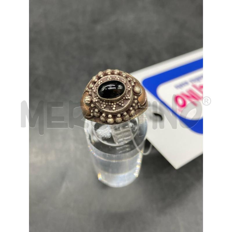 ANELLO FUSION PIETRA NE  | Mercatino dell'Usato Roma eur 1