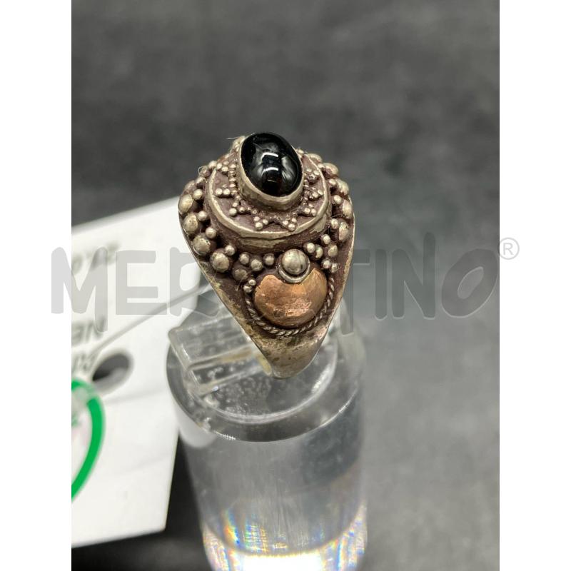 ANELLO FUSION PIETRA NE  | Mercatino dell'Usato Roma eur 3