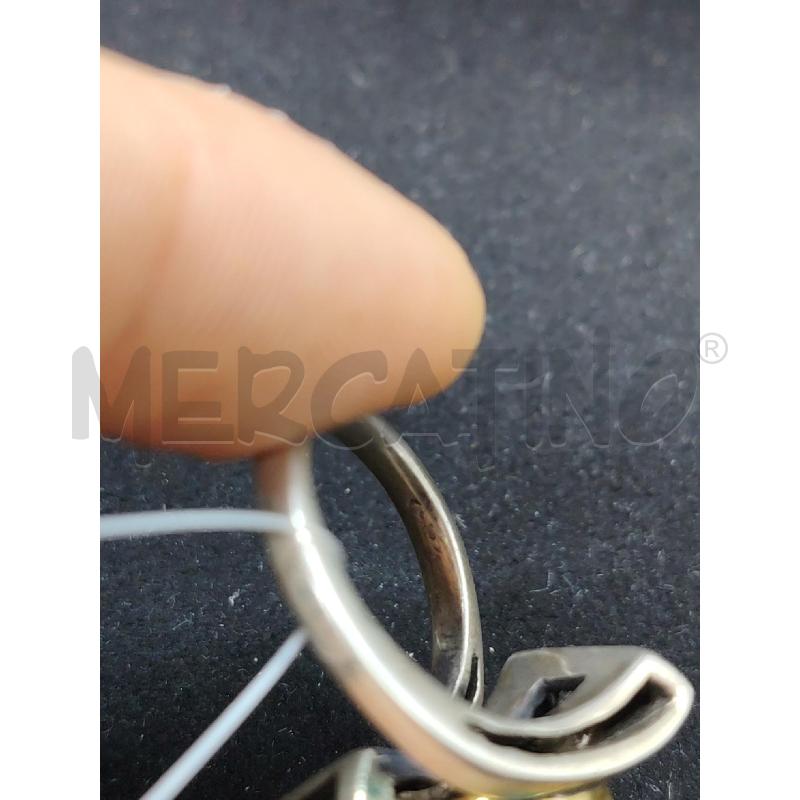 ANELLO FUSION PIETRA NE SQUADRATO | Mercatino dell'Usato Roma eur 3
