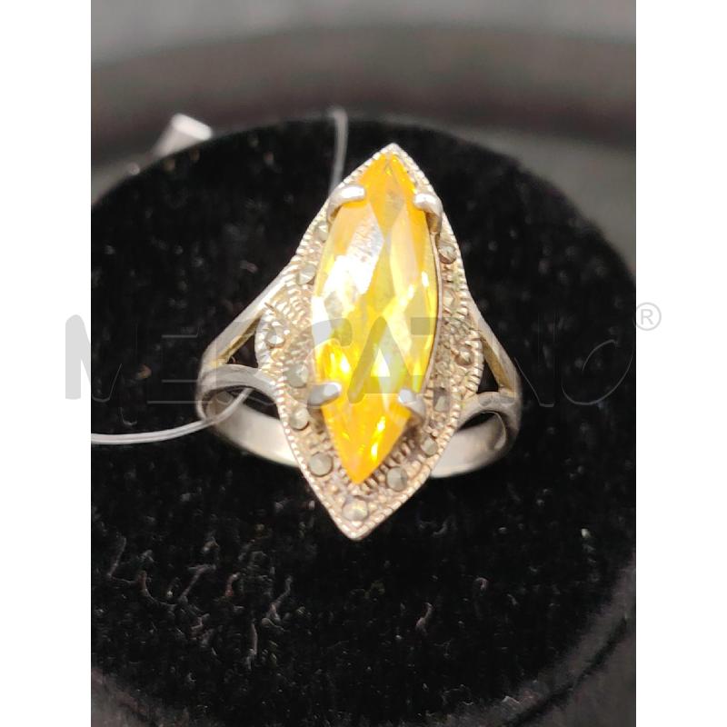 ANELLO FUSION PIETRA OVALE GIA | Mercatino dell'Usato Roma eur 1