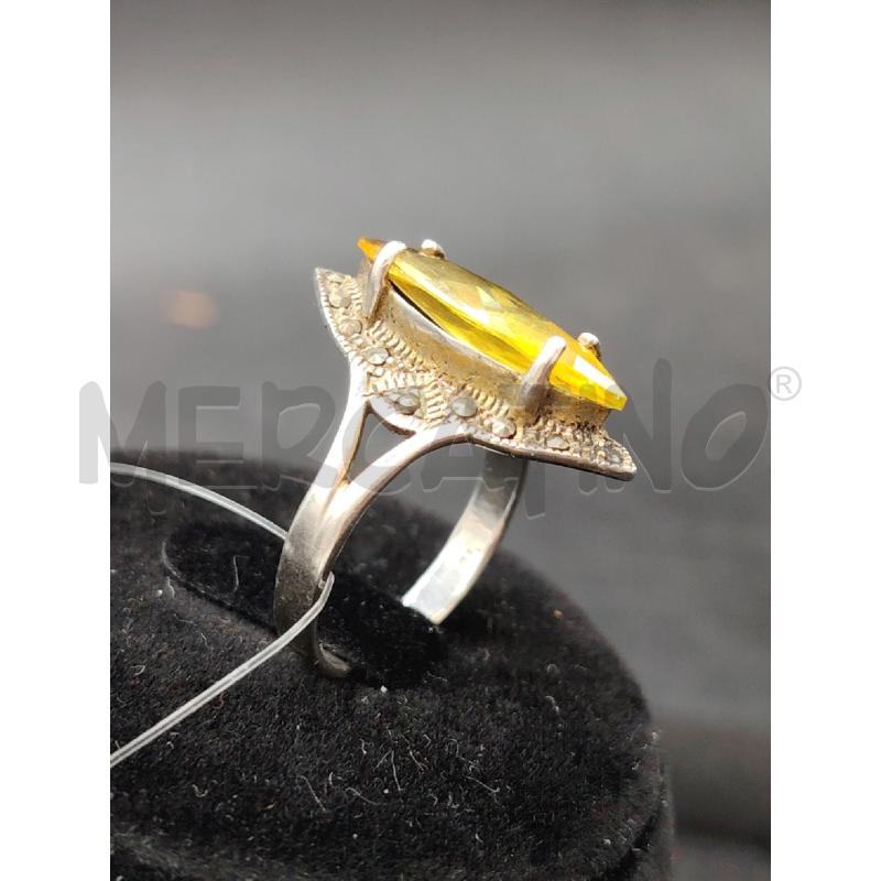 ANELLO FUSION PIETRA OVALE GIA | Mercatino dell'Usato Roma eur 2