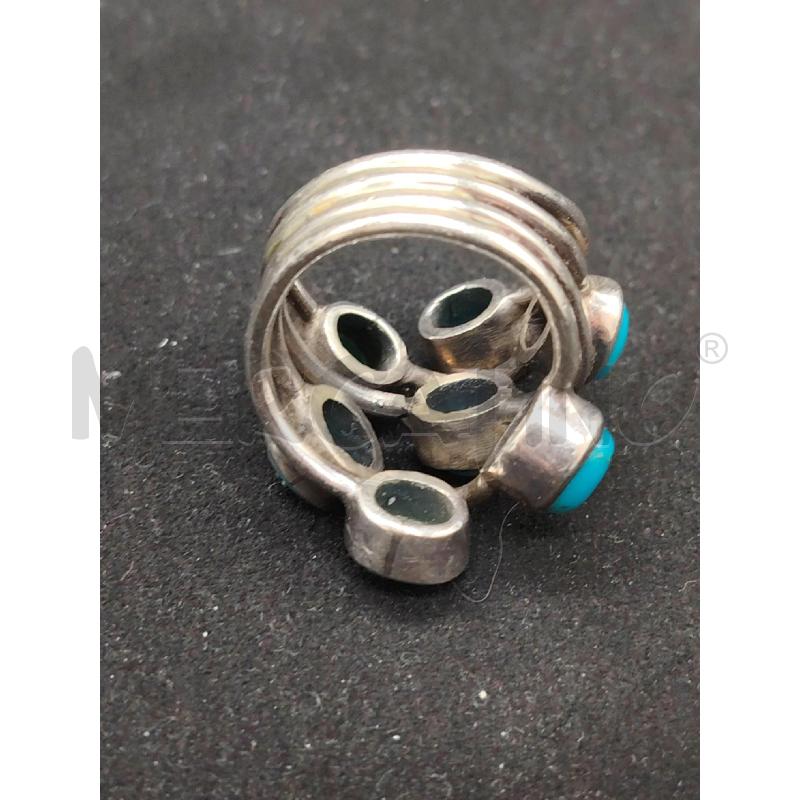 ANELLO FUSION PIETRE AZZ | Mercatino dell'Usato Roma eur 3