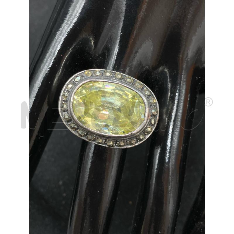 ANELLO FUSION QUARZO CITRINO | Mercatino dell'Usato Roma eur 2