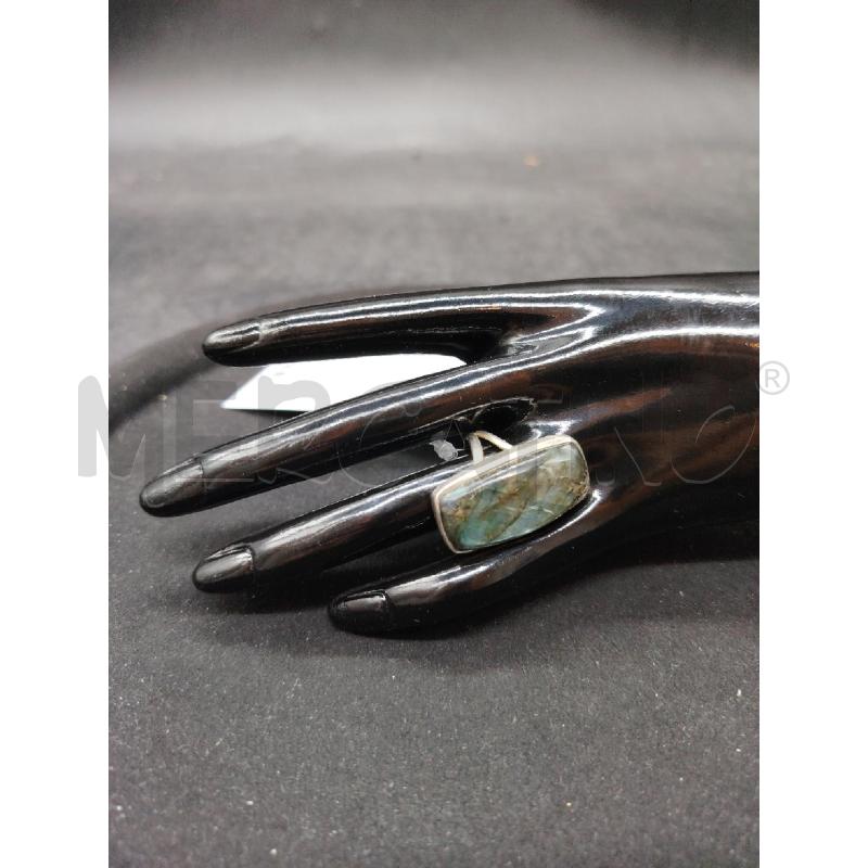 ANELLO FUSION RETTANGOLO PIETRA CEL CNGIANTE | Mercatino dell'Usato Roma eur 1