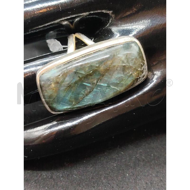 ANELLO FUSION RETTANGOLO PIETRA CEL CNGIANTE | Mercatino dell'Usato Roma eur 2