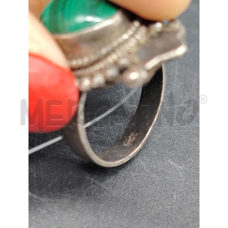 ANELLO FUSION RICAMI MALACHITE | Mercatino dell'Usato Roma eur 3
