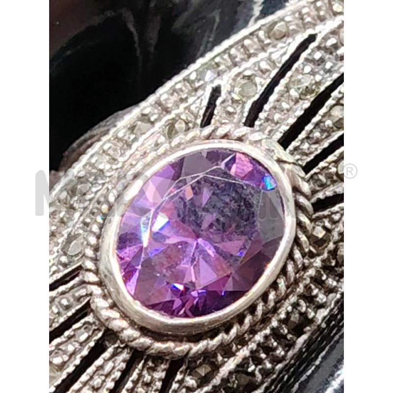 ANELLO FUSION ROMBO AMETISTA | Mercatino dell'Usato Roma eur 3
