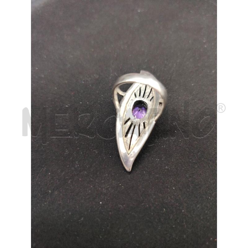 ANELLO FUSION ROMBO AMETISTA | Mercatino dell'Usato Roma eur 4