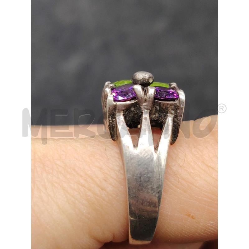 ANELLO FUSION STRASS VER RS VIO  | Mercatino dell'Usato Roma eur 2