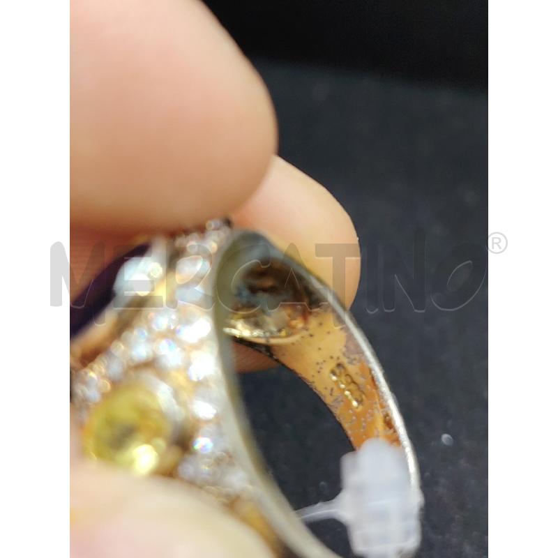 ANELLO FUSION TRE PIETRE BLU GIA | Mercatino dell'Usato Roma eur 3