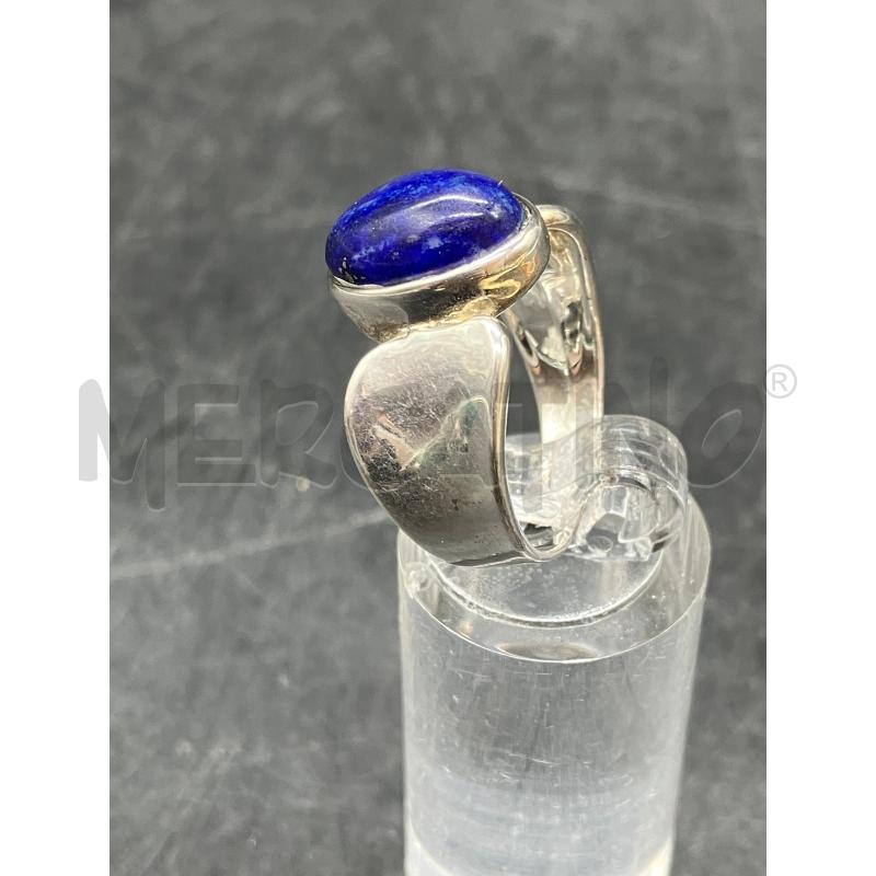 ANELLO FUSION  OVALE BLU  | Mercatino dell'Usato Roma eur 2