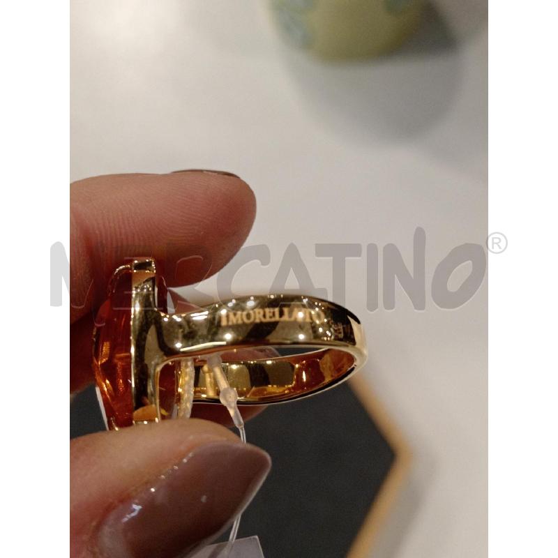 ANELLO MORELLATO DOR PIETRA ARA SFACCETT | Mercatino dell'Usato Roma eur 3