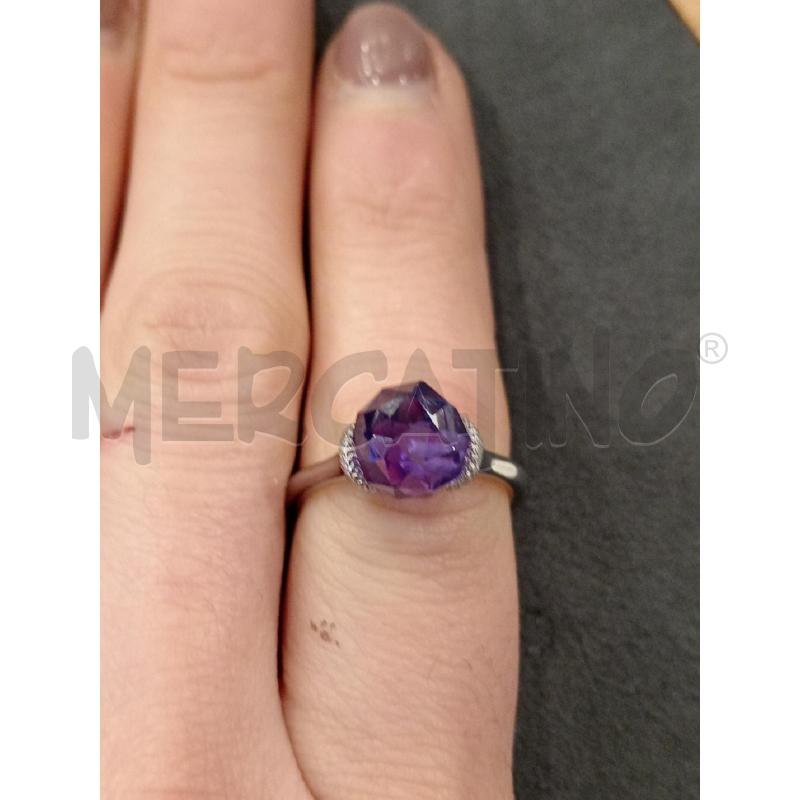 ANELLO MORELLATO PIETRA VIO SFACC | Mercatino dell'Usato Roma eur 2