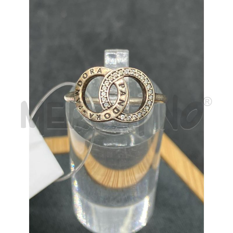 ANELLO PANDORA DOPPIO CERCHIO | Mercatino dell'Usato Roma eur 1