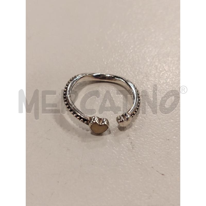 ANELLO PANDORA DUE CUORI APERTO | Mercatino dell'Usato Roma eur 1