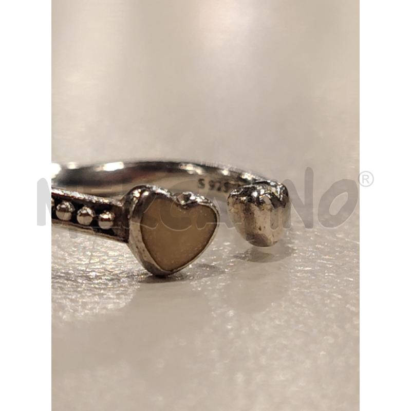 ANELLO PANDORA DUE CUORI APERTO | Mercatino dell'Usato Roma eur 4