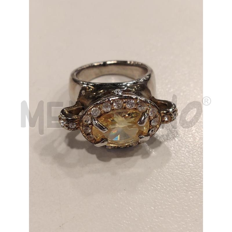 ANELLO PIETRA GIA OVALE BRILL | Mercatino dell'Usato Roma eur 1