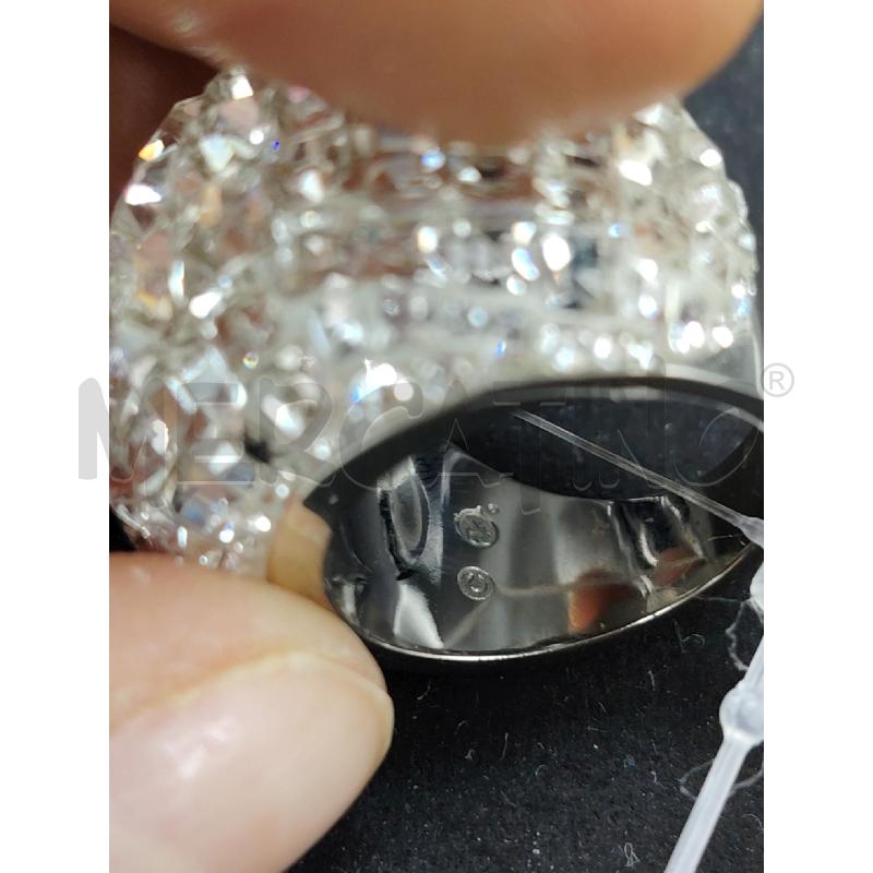 ANELLO SWAROVSKI CUPOLA STRASS BIA | Mercatino dell'Usato Roma eur 3