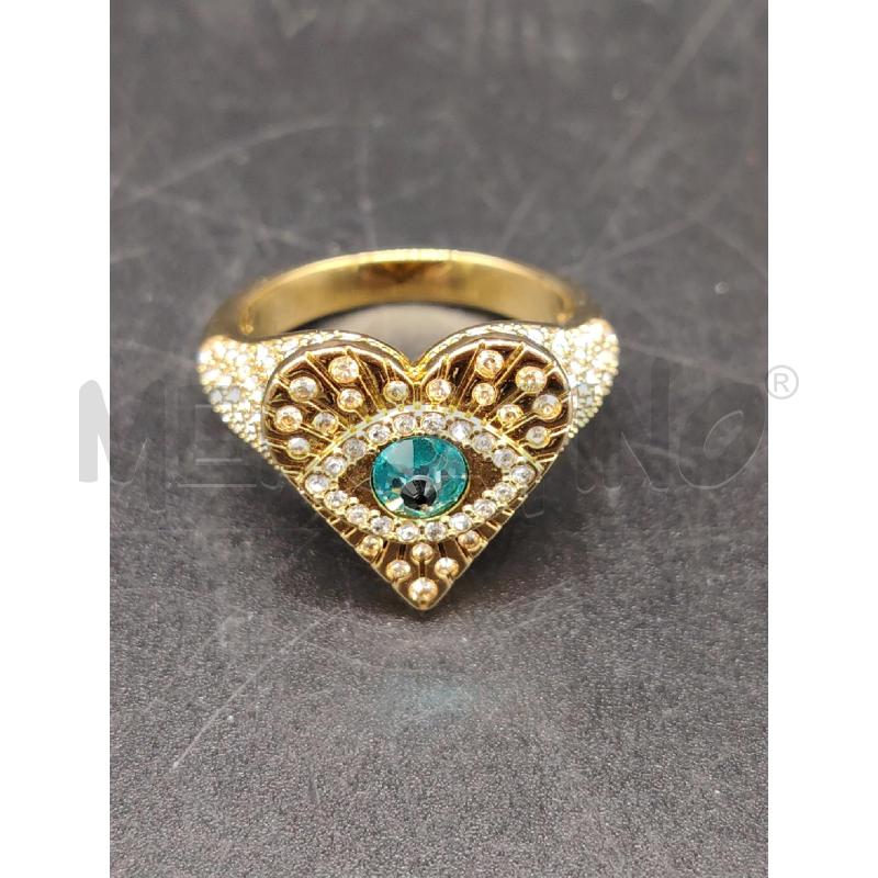 ANELLO SWAROVSKI DOR CUORE OCCHIO BRILL | Mercatino dell'Usato Roma eur 2