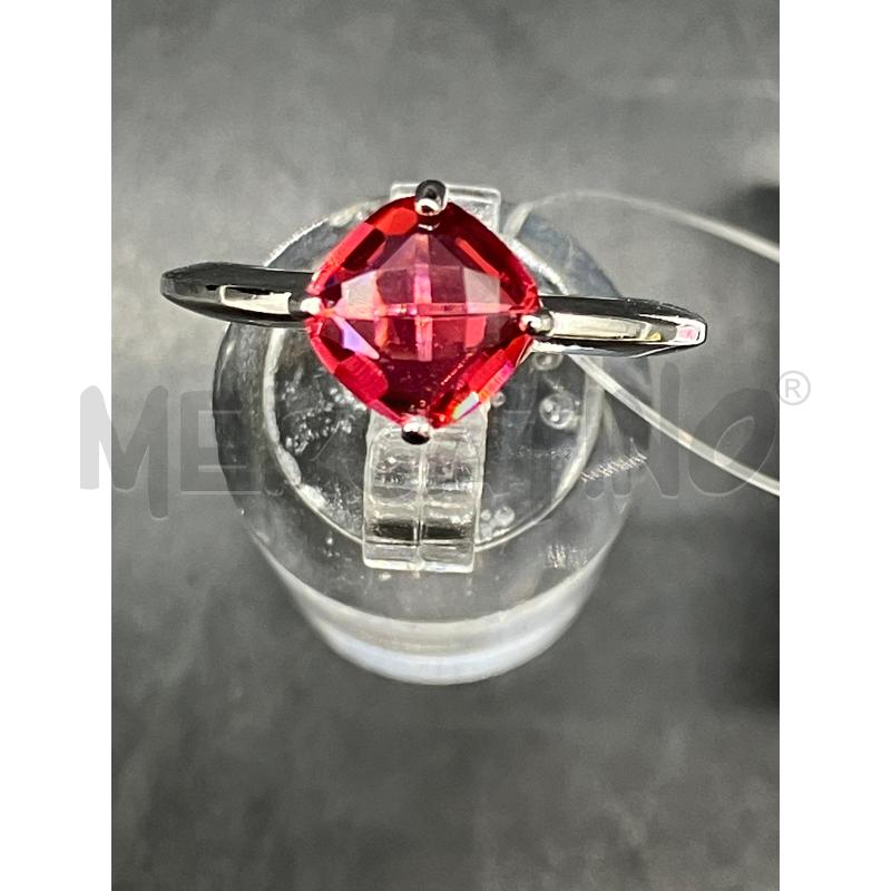 ANELLO SWAROVSKI PIETRA QUADRATA RS  | Mercatino dell'Usato Roma eur 2