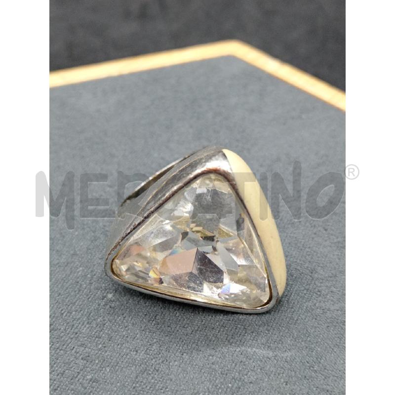 ANELLO SWAROVSKI TRAINGOLO STRASS LATO BIA | Mercatino dell'Usato Roma eur 1