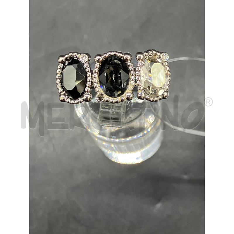 ANELLO SWAROVSKI TRE PIETRE BRILL | Mercatino dell'Usato Roma eur 2