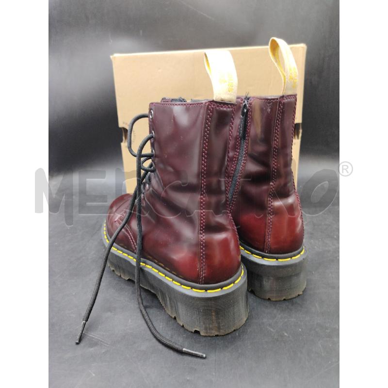 ANFIBI DR MARTENS SCATOLA JADON II VEGAN CHERRY RED | Mercatino dell'Usato Roma eur 2