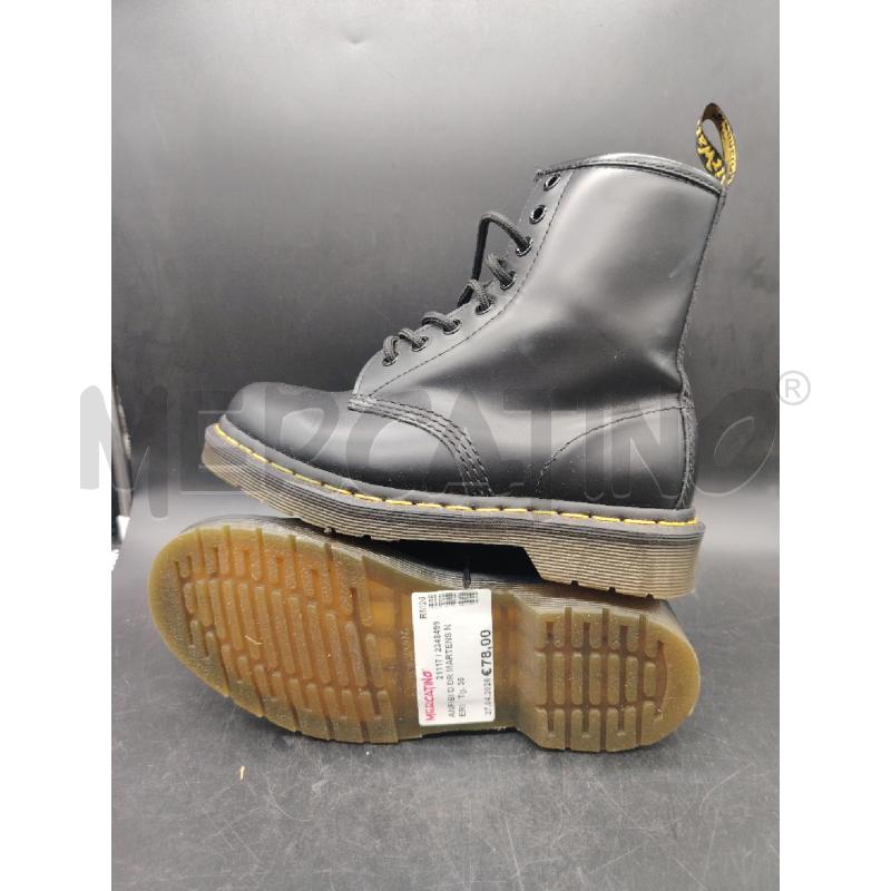 ANFIBI D DR MARTENS NERI  | Mercatino dell'Usato Roma eur 3
