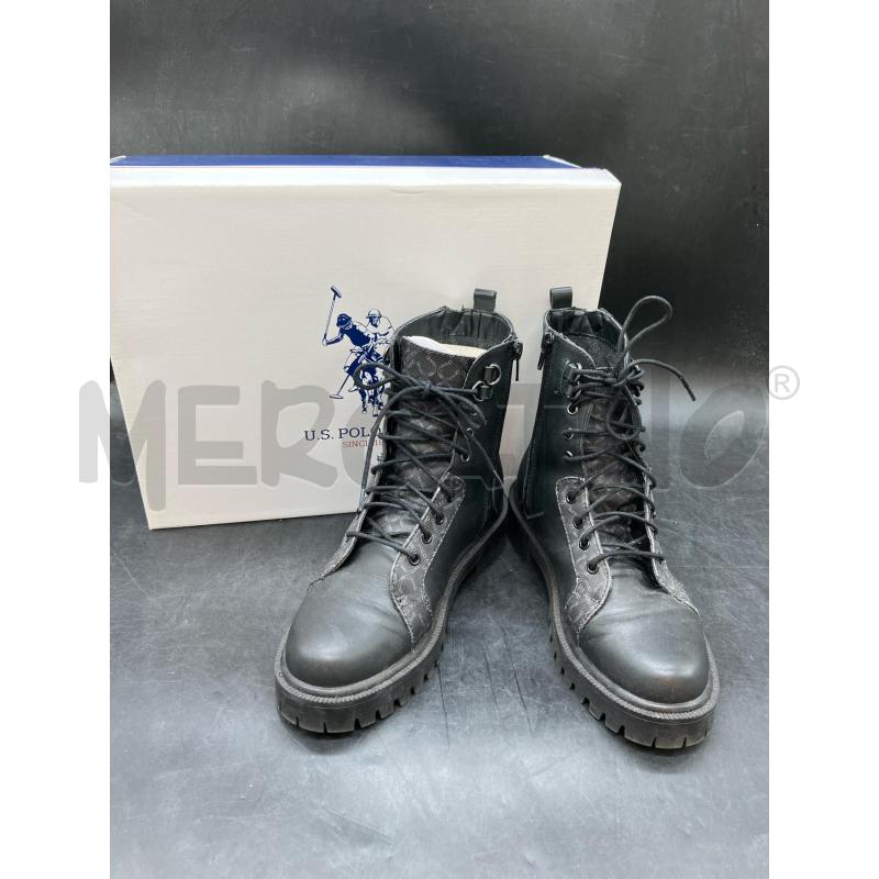 ANFIBI D SCATO US POLO ASSN NERO ZIP | Mercatino dell'Usato Roma eur 1