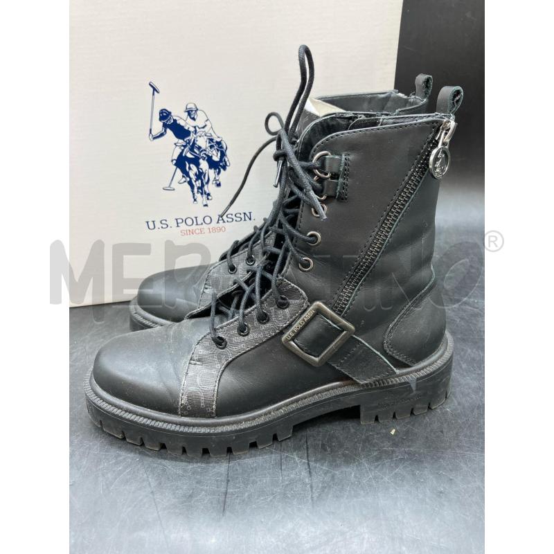 ANFIBI D SCATO US POLO ASSN NERO ZIP | Mercatino dell'Usato Roma eur 3