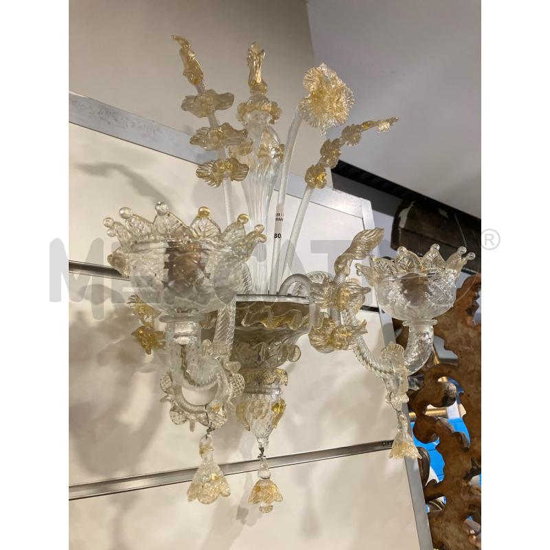 APPLIQUE MURANO 2L  | Mercatino dell'Usato Roma eur 2