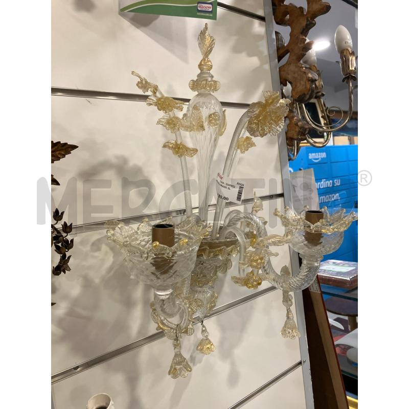 APPLIQUE MURANO 2L  | Mercatino dell'Usato Roma eur 2