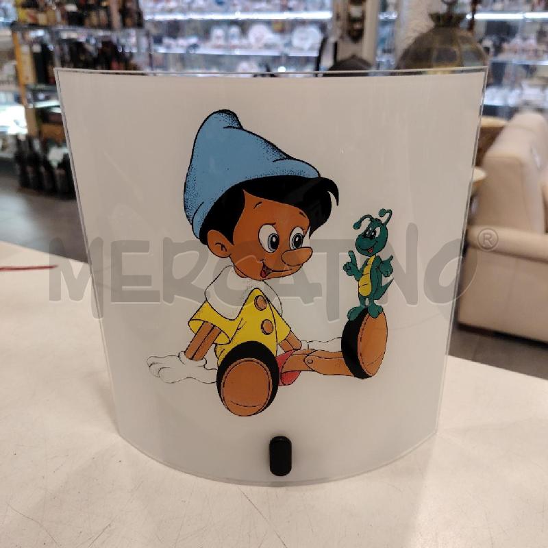 APPLIQUE VETRO PINOCCHIO  | Mercatino dell'Usato Roma eur 1