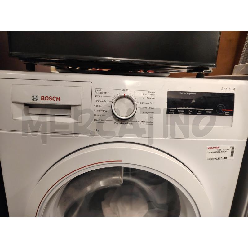 ASCIUGATRICE BOSCH | Mercatino dell'Usato Roma eur 3
