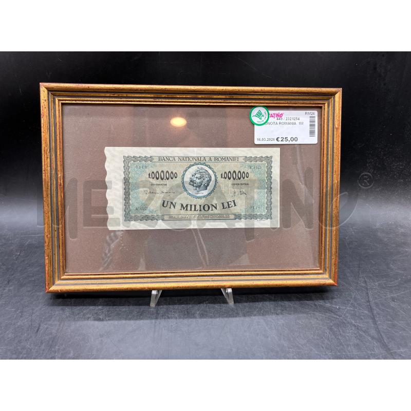 BACONOTA ROMANIA  1M  | Mercatino dell'Usato Roma eur 1