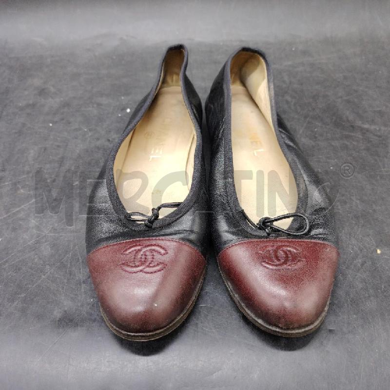 BALLERINA CHANEL BERE PUNTA BORDEAUX | Mercatino dell'Usato Roma eur 2