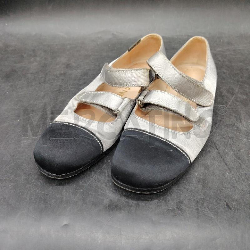BALLERINA CHANEL BRI PUNTA NERA STRAPPI  | Mercatino dell'Usato Roma eur 1