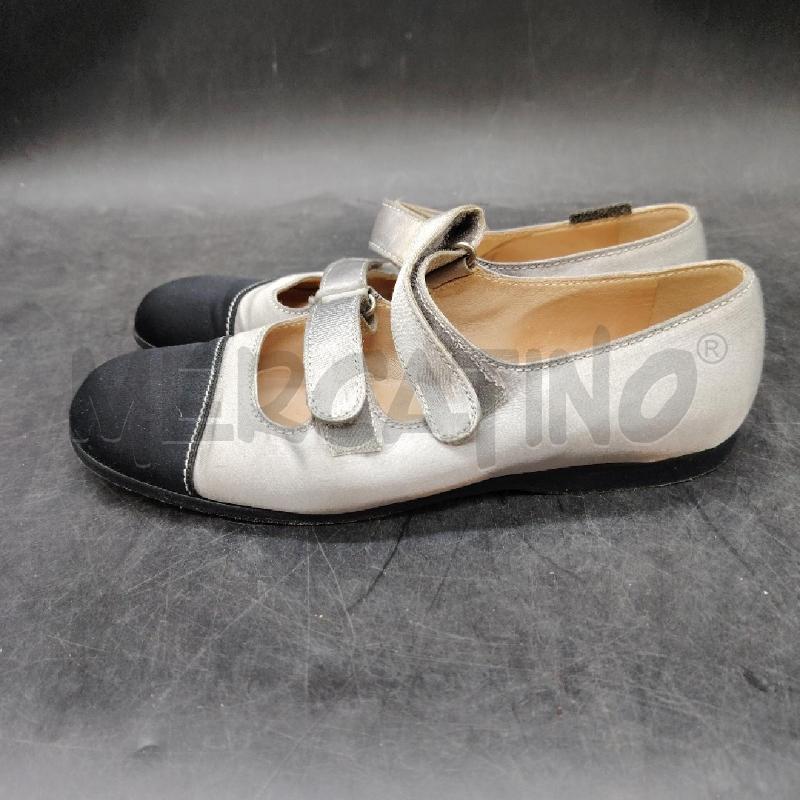 BALLERINA CHANEL BRI PUNTA NERA STRAPPI  | Mercatino dell'Usato Roma eur 3
