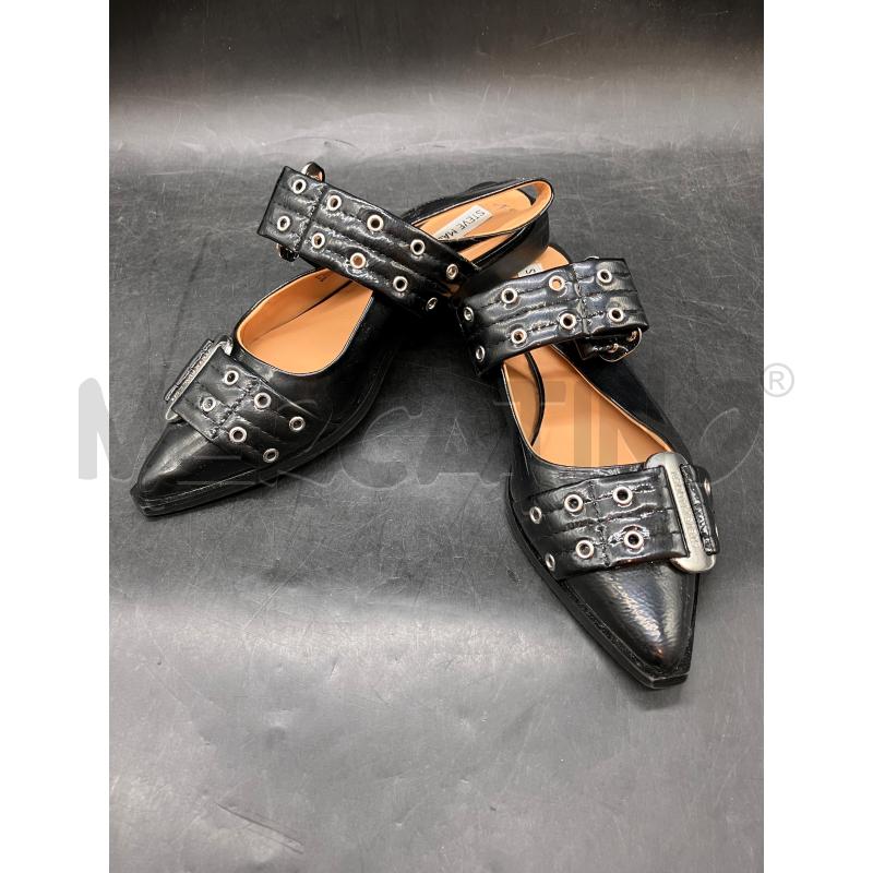 BALLERINA STEVE MADDEN NERO BORCHIE PUNTA | Mercatino dell'Usato Roma eur 1