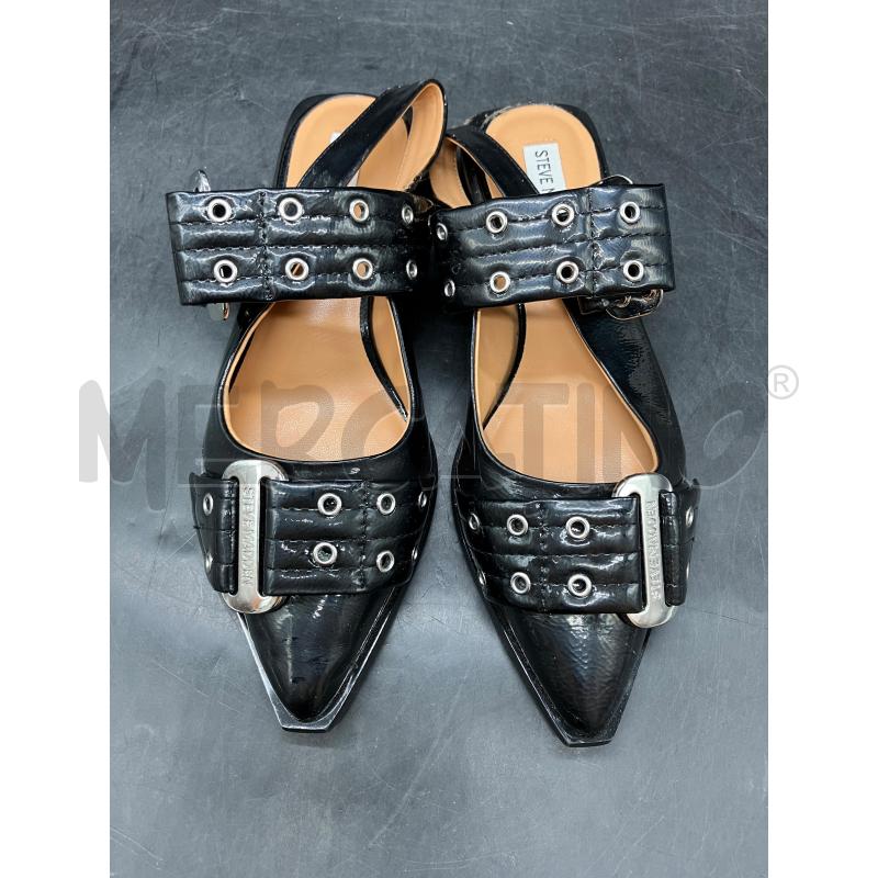 BALLERINA STEVE MADDEN NERO BORCHIE PUNTA | Mercatino dell'Usato Roma eur 2