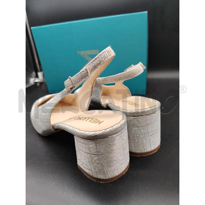 BALLERINA TACCO MELLUSO SCATO ARG LUREX | Mercatino dell'Usato Roma eur 2