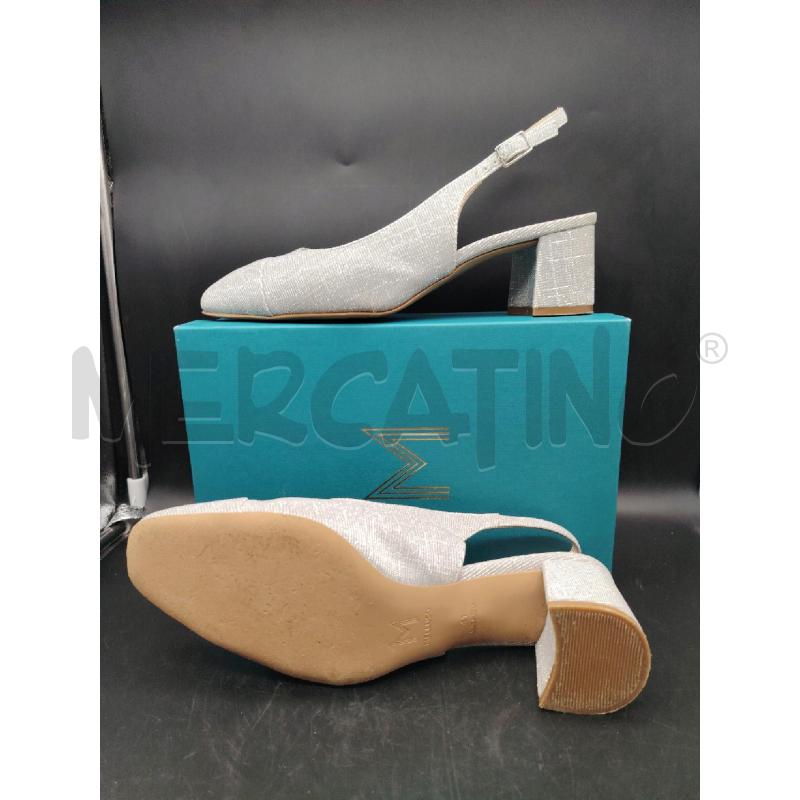 BALLERINA TACCO MELLUSO SCATO ARG LUREX | Mercatino dell'Usato Roma eur 3