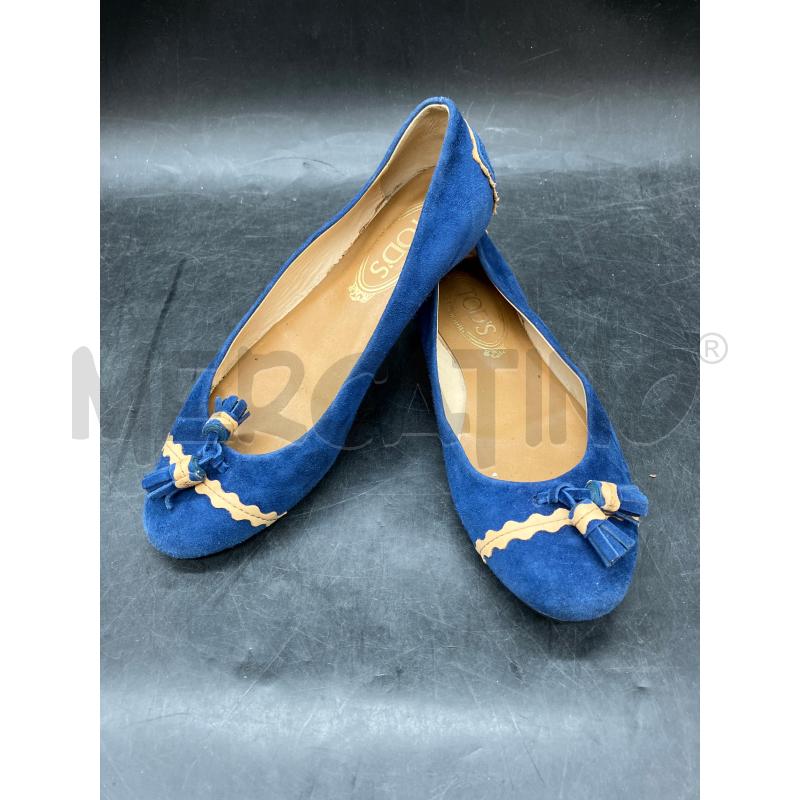 BALLERINA TOD'S BLU SCAMO INS BEI | Mercatino dell'Usato Roma eur 1