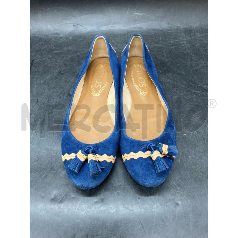 BALLERINA TOD'S BLU SCAMO INS BEI | Mercatino dell'Usato Roma eur 2