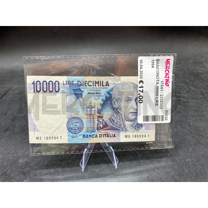 BANCONOTA 10000 LIRE 1984 | Mercatino dell'Usato Roma eur 1